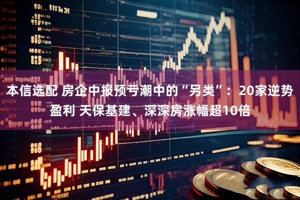 本信选配 房企中报预亏潮中的“另类”：20家逆势盈利 天保基建、深深房涨幅超10倍